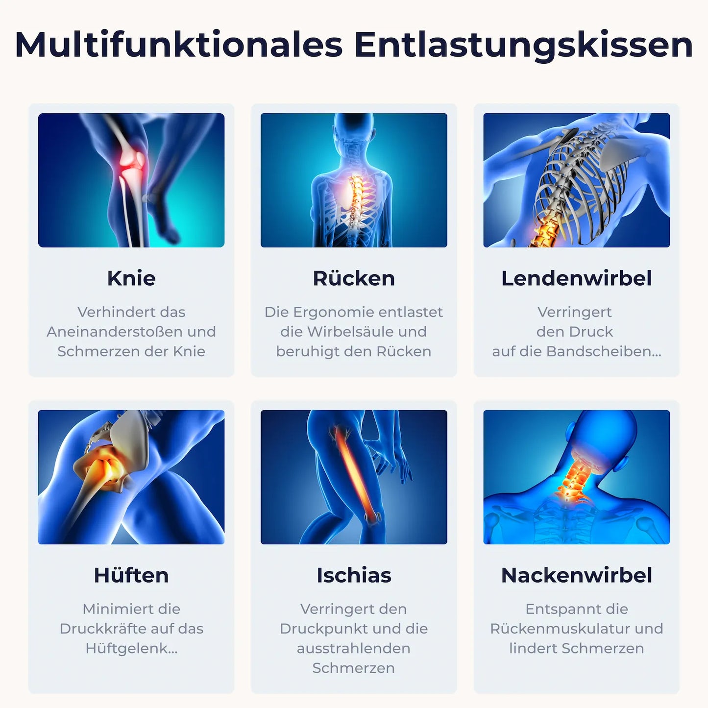 Cellsius Orthopädisches Kniekissen - Das Geheimnis eines schmerzfreien Schlafs