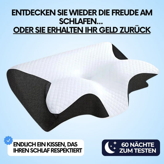 Cellsius Nackenausrichtungskissen - Das Geheimnis für Seiten und Rückenschläfer