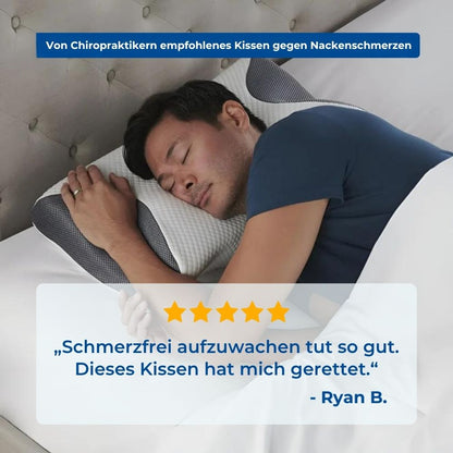 Cellsius Nackenausrichtungskissen - Das Geheimnis für Seiten und Rückenschläfer