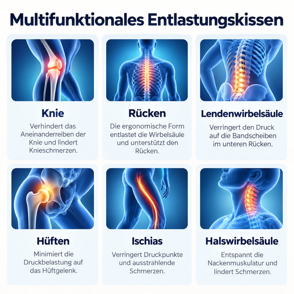 Cellsius Orthopädisches Kniekissen - Das Geheimnis eines schmerzfreien Schlafs