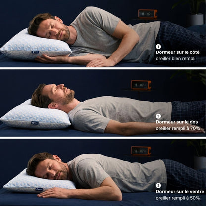 Oreiller Original Cellsius - Le premier oreiller qui s'adapte à votre corps - Cellsius | L’Orthopédie au service de votre bien - être