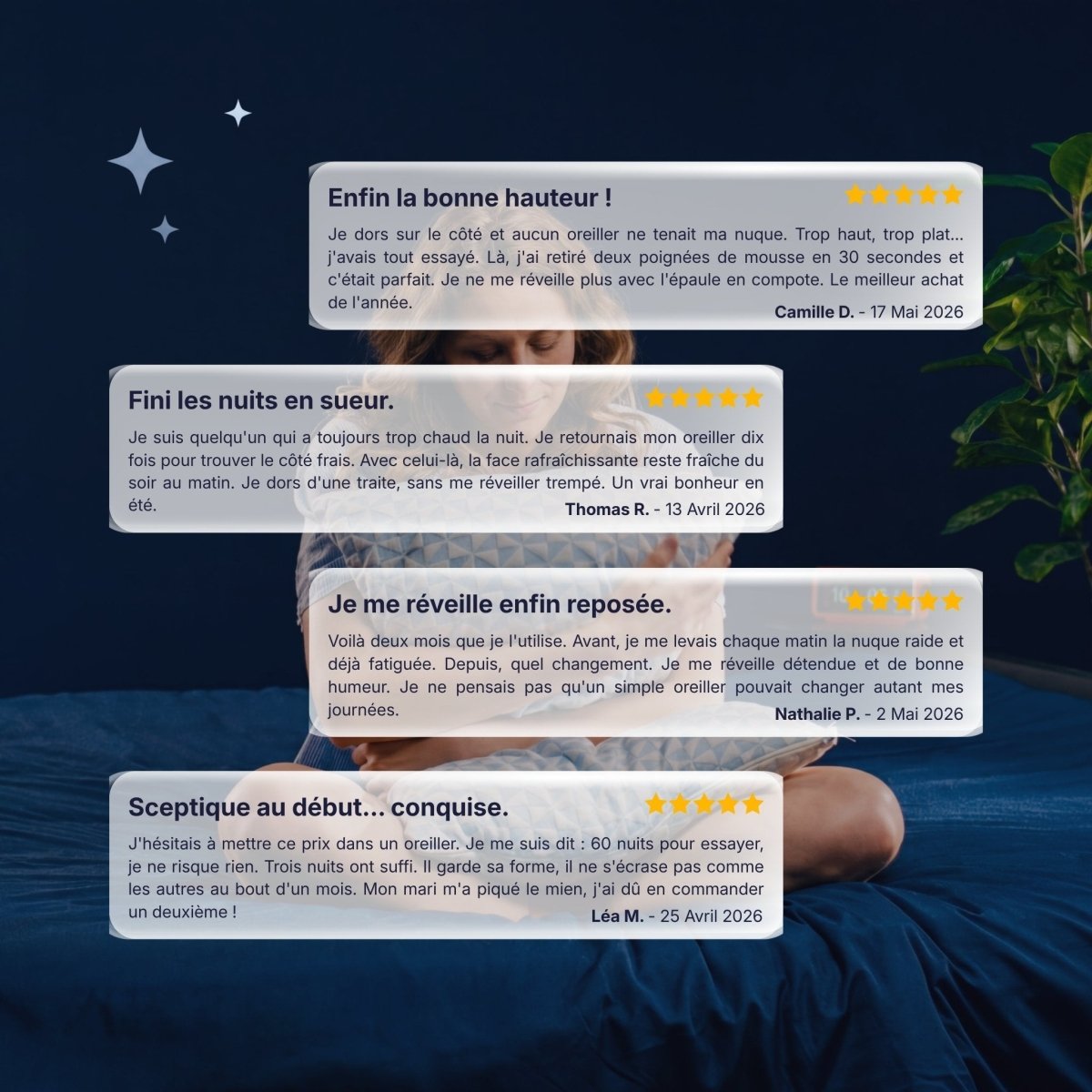 Oreiller Original Cellsius - Le premier oreiller qui s'adapte à votre corps - Cellsius | L’Orthopédie au service de votre bien - être