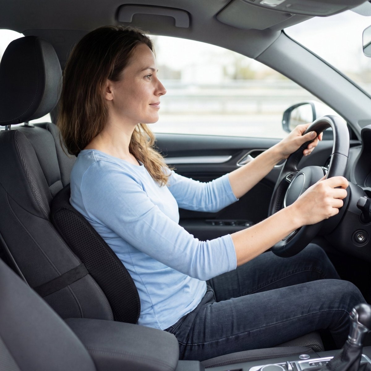 Cellsius Rückenkissen im Autositz