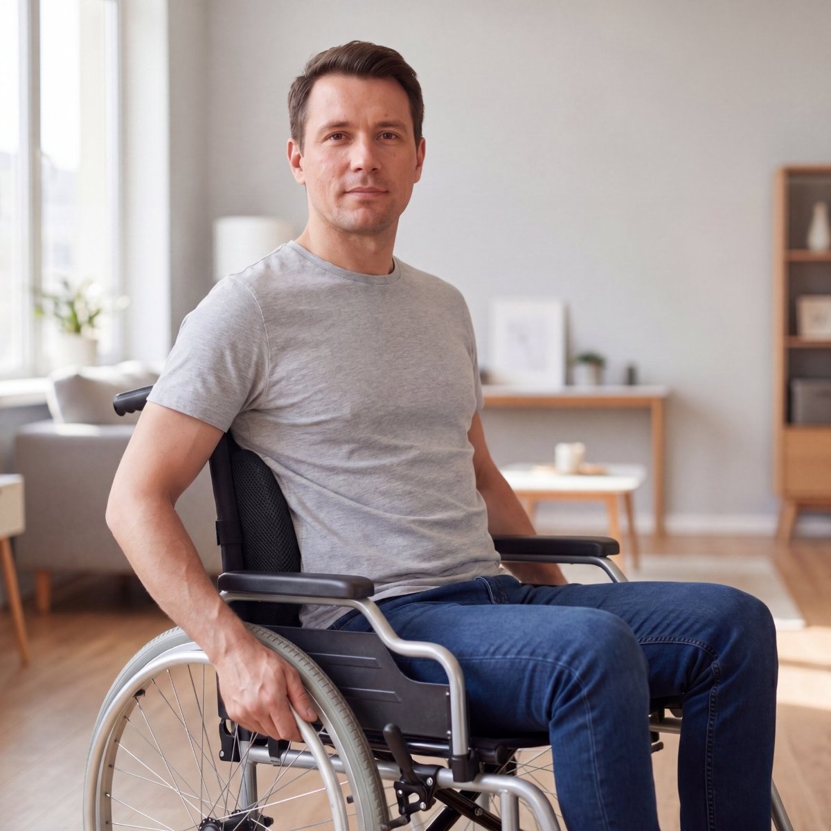 Cellsius Rückenkissen im Rollstuhl
